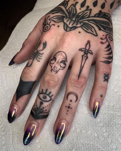 Inner Finger Tattoo Ideas